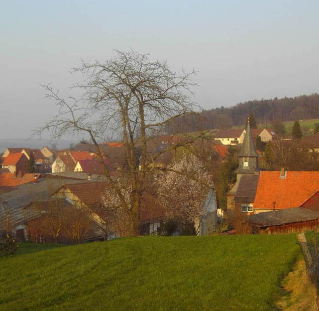 Dorfblick von Südwesten