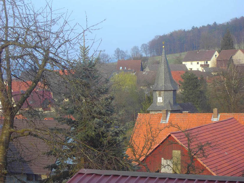 Dorfblick von Südwesten