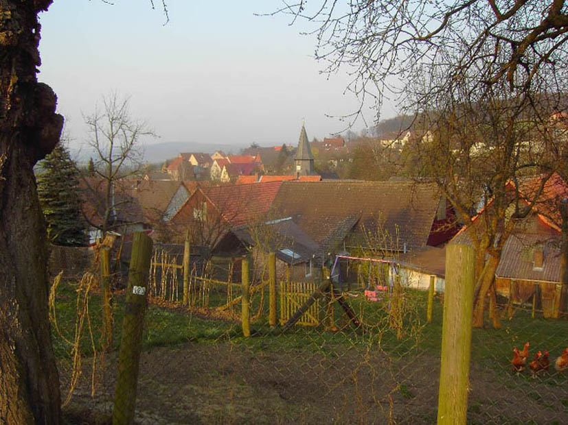 Dorfblick von Südwesten