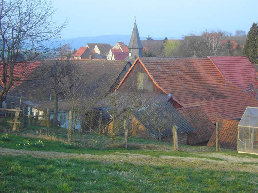 Dorfblick von Südwesten