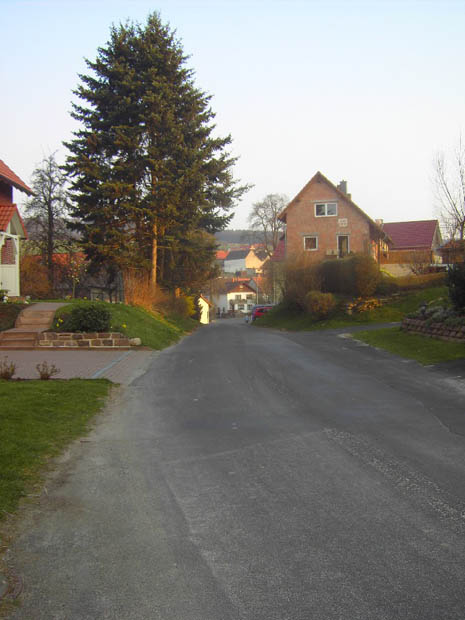 Die Klappe Blick ins Dorf