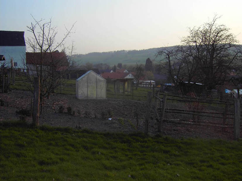 Blick über Fürstenhagen auf den Schiffberg