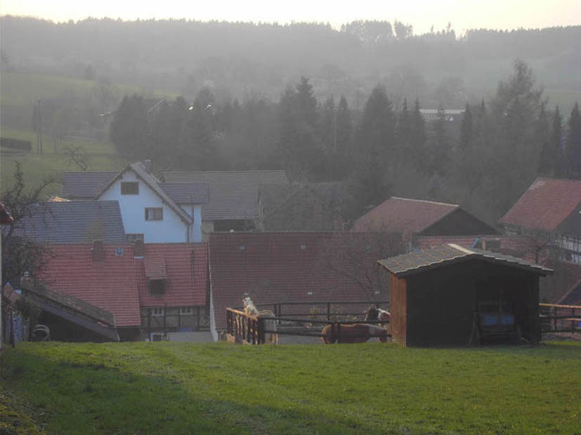 Dorfblick nach Westen