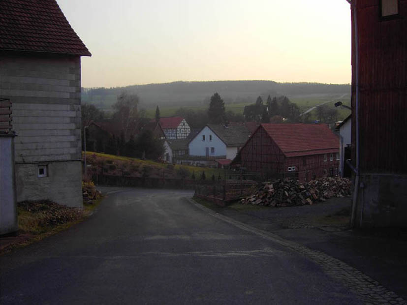 Blick vom Heerberg nach Westen auf den Schiffberg